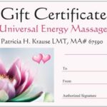 Picture of a Gift Certificate