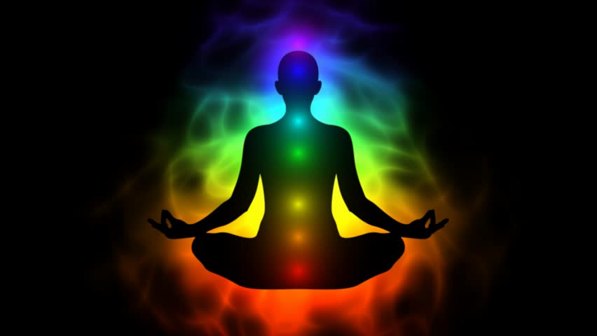 Aura of Person in Yoga Pose