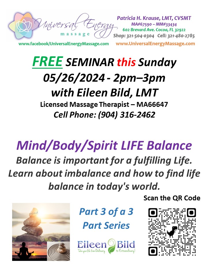 Mind/Body/Spirit Life Balance Flyer